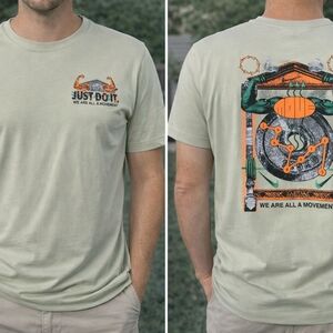 NWT Nike Men's Green Graphic T-Shirt